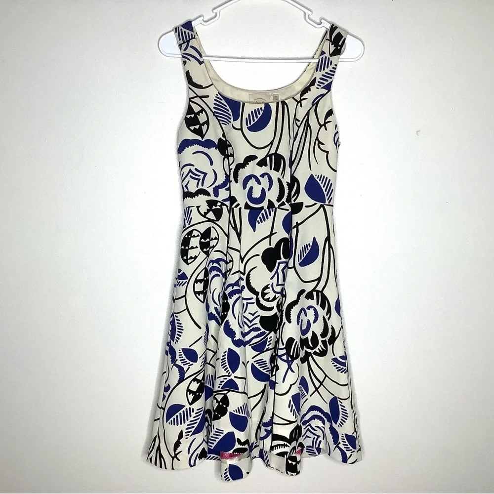 < Anthropologie Vanessa Virginia Floral Flare Dress > - Picture 2 of 6